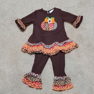 Rare Editions 18 months girls Pumpkin outfit